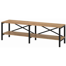 Półka RTV Medium 47x140-200x40 cm, otwarta półka pod