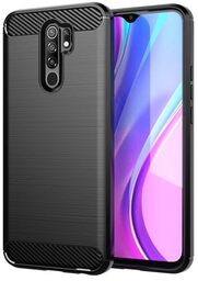 Carbon Case Etui do Xiaomi Redmi 9 Czarne