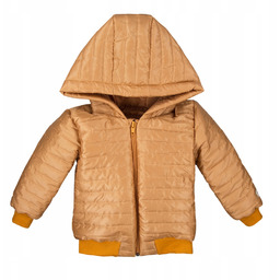 Kurtka dziecięca pikowana miodowa 74