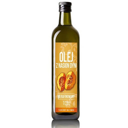 Olej z pestek dyni zimnotłoczony 1000 ml
