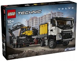Lego Technic. Ciężarówka Volvo Fmx i koparka EC230