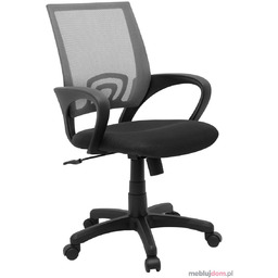 Fotel obrotowy QZY-1121 Czarno-szary