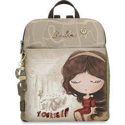 Anekke Szary Damski Plecak Z Laleczką