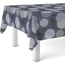 Martina Home Obrus ceratowy niebieski 140 okrągły