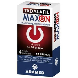Tadalafil Maxon 10 mg Tabletki, 4 szt.