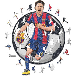 Iconic Puzzles - Drewniane puzzle GAVI, wielokolorowe, L,