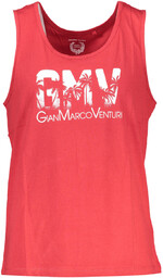 GIAN MARCO VENTURI MĘSKI CZERWONY TANK TOP