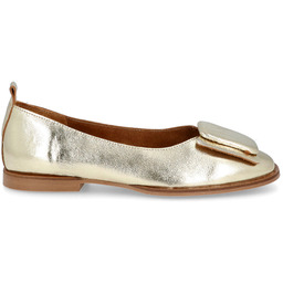 Eleganckie baleriny ze skóry - BOCCATO 010.1381 ZŁOTE