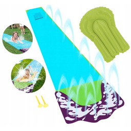 Ślizgawka Wodna 480cm Zjeżdżalnia Dla Dzieci Fontanna Ślizg