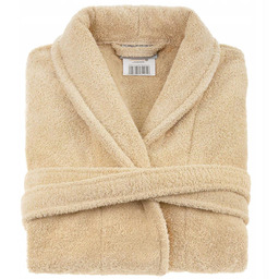 Szlafrok Hotelowy Bawełna Frotte Unisex L/XL Beż