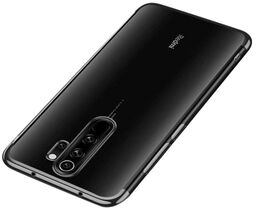 Clear Color żelowe Etui Xiaomi Redmi 9 Czarne