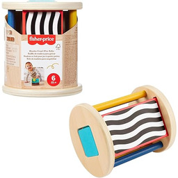 Fisher-Price Drewniany wałek do raczkowania dla niemowląt Drewniana