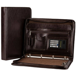 Organizer, biwuar z kalkulatorem A4 TIZANO BW02 czekoladowy