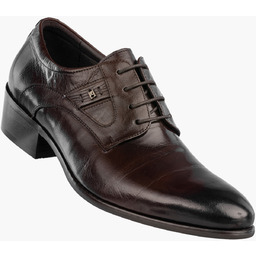 Buty Męskie JOHN DOUBARE Skórzane Półbuty Wizytowe Brązowe