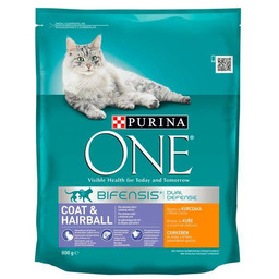 PURINA ONE Coat & Hairball Karma dla dorosłych
