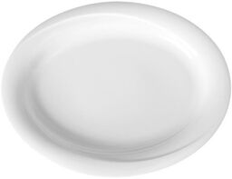 PÓŁMISEK GOURMET 34 x 27 cm PORCELANA BIAŁA