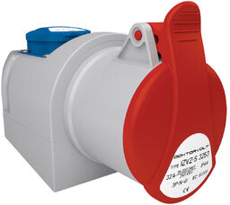 Gniazdo natynkowe CEE 32A 5P + 230V siłowe