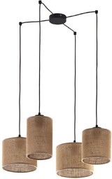 Lampa pająk boho JUTA (6585), naturalna, rustykalna