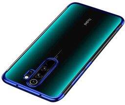 Clear Color żelowe Etui Xiaomi Redmi 9 Niebieskie