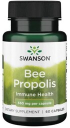 SWANSON Bee Propolis 550 mg, 60 kapsułek