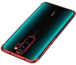 Clear Color żelowe Etui Xiaomi Redmi 9 Czerwone