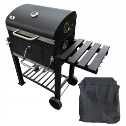 Duży Grill węglowy żeliwny ruszt 113,5x50x107cm XXL
