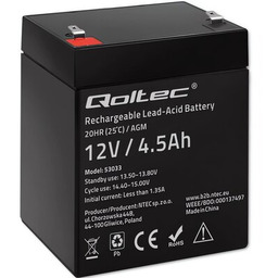 QOLTEC Akumulator 53033 4.5Ah 12V