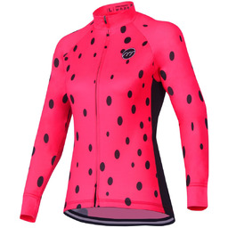 Koszulka rowerowa damska madani Leopard