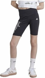 adidas Dziewczynki Brand Love Junior Girls Biker, black/white,