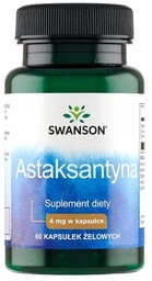 SWANSON Astaksantyna 4mg, 60 kapsułek