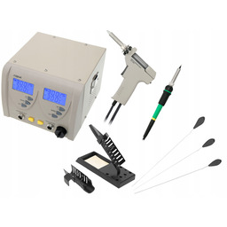 Zestaw Stacja Lutownicza Rozlutownicza Do Cyny Odsysacz 2w1