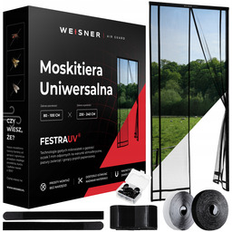 Weisner Moskitiera Magnetyczna Drzwi Balkonowe Wymiar 80/90/100 x