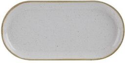 PÓŁMISEK OWALNY ASHEN 320x200 mm PORCELANA SZARA 04ALM002566