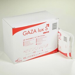 ZARYS Gaza opatrunkowa jałowa lux S 1m2 13-nitkowa