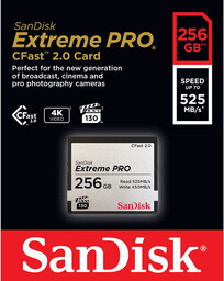 SanDisk SDCFSP-256G-G46D CFAST 2.0 - Karta Extreme PRO