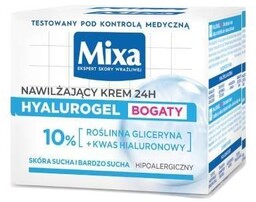 MIXA HYALUROGEL Bogaty krem nawilżający, 50ml