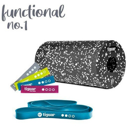tiguar Zestaw do ćwiczeń roller + mini bands