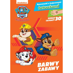 Psi Patrol Rysowanki z bajecznymi tatuażami 2 Barwy
