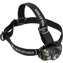 Ledlenser MH8 Outdoorowa latarka czołowa LED, czarna,