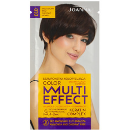 Joanna Multi Effect color Szamponetka koloryzująca kasztanowy brąz