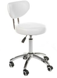 Bs taboret kosmetyczny bt-229 biały