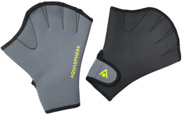 Rękawice neoprenowe aqua sphere swim gloves black/bright yellow