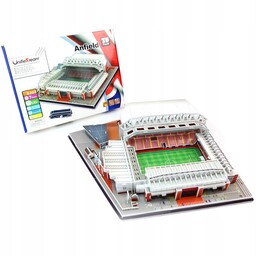 Stadion piłkarski Liverpool Fc Anfield Puzzle 3D Anglia