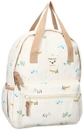 KIDZROOM Plecak dla dzieci L Small Aeroplane Beige