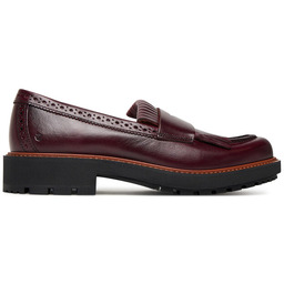 Mokasyny ECCO 23285361291 Bordowy