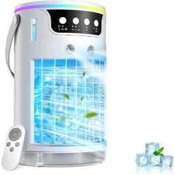 Przenośny Klimator 4w1 Chłodnica Powietrza 1200ml Timer 2-4-8h