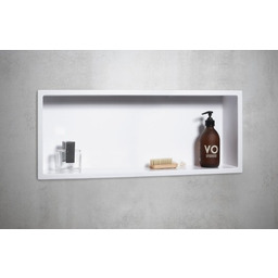 Półka 80x26x11 cm wpuszczana do płytek , marmur