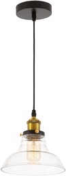 LAMPA WISZĄCA ZWIS CZARNY BAO