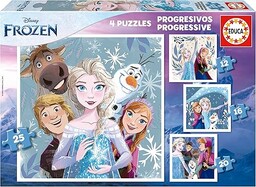 Educa - Zestaw 4 puzzli progresywnych dla dzieci