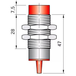 Czujnik indukcyjny 18 mm SI18-NE8 LC5